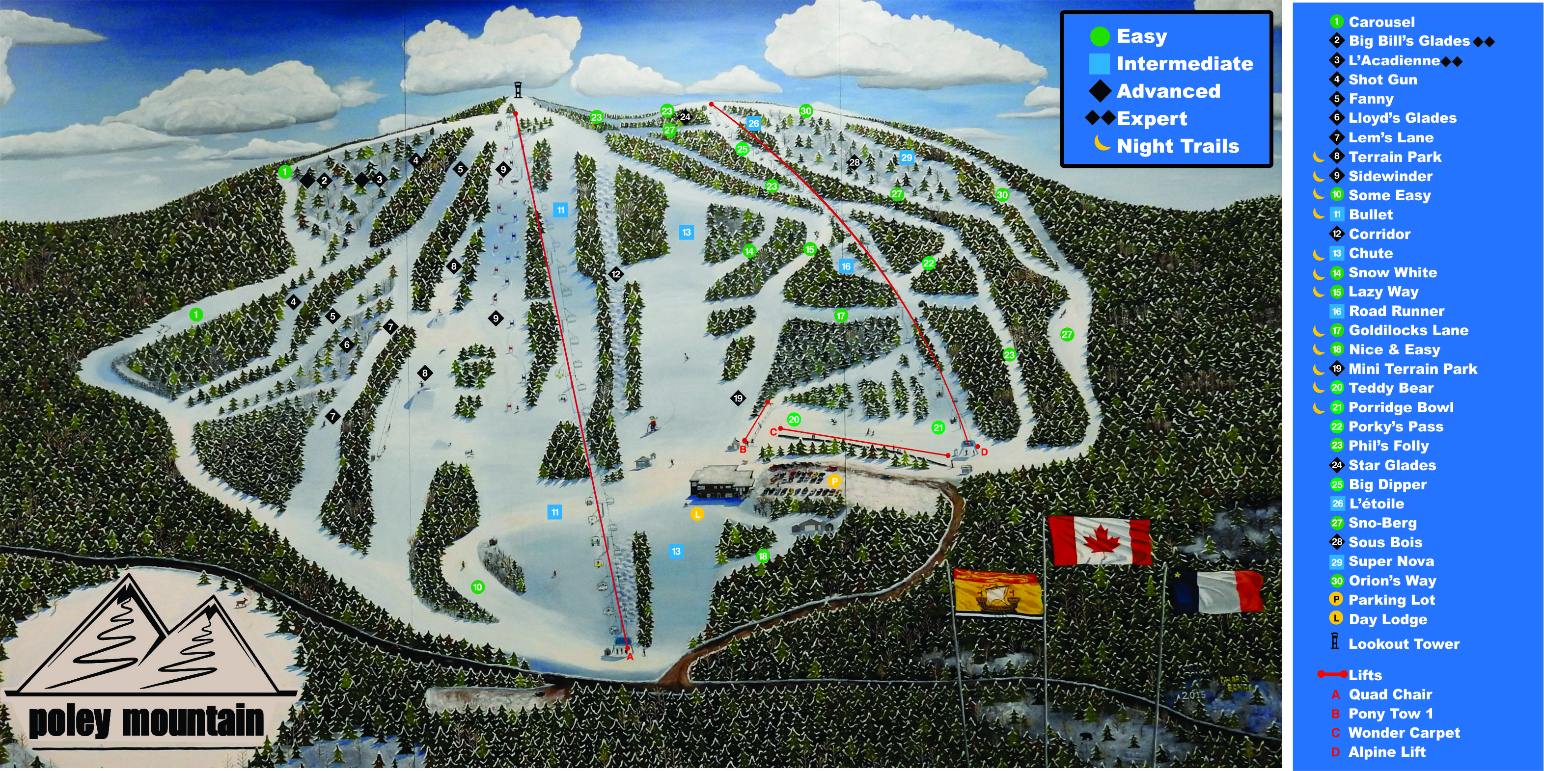 Poley Mountain New Brunswick Ski Resort